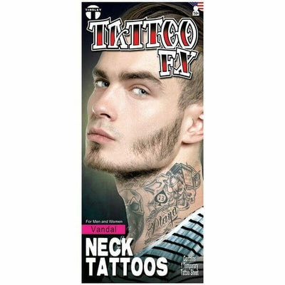 Temporary Tattoo- Neck Tattoo