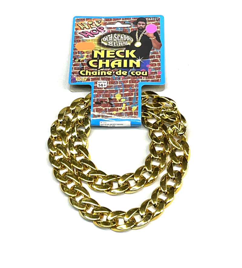 Old School Bling Gold Neck Chain