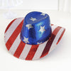 USA Flag Sequins Cowboy Hat