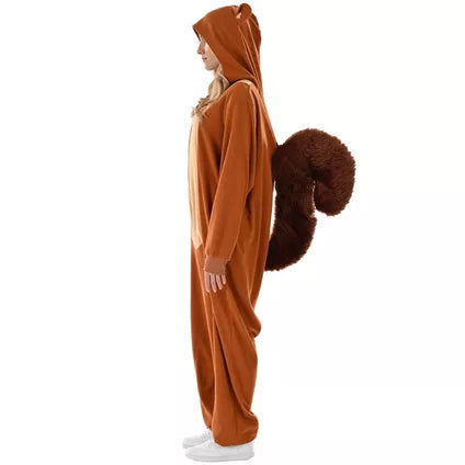 Squirrel Zipster - Adult Costume