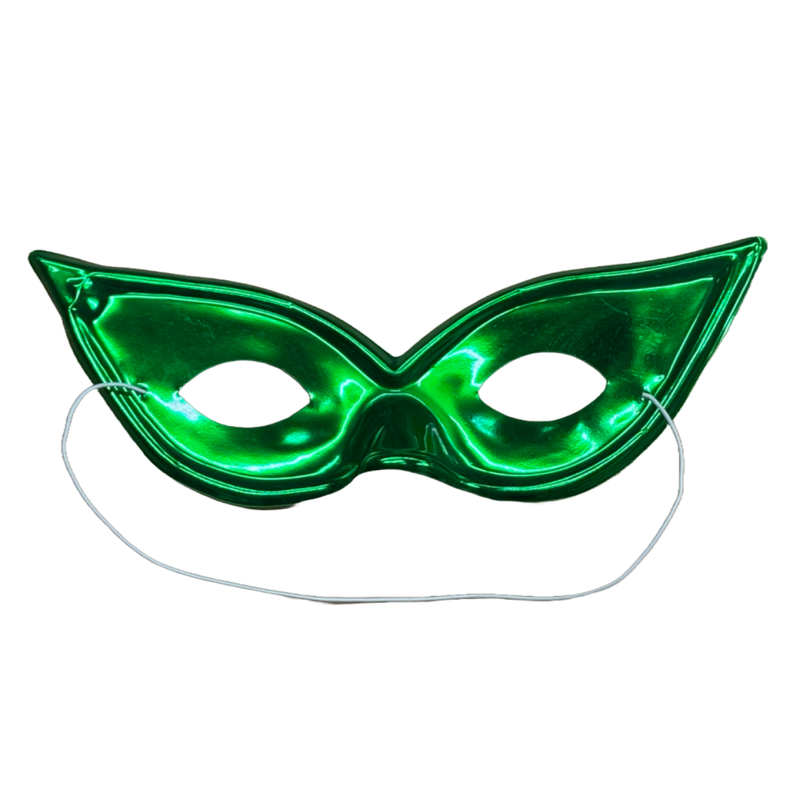 Green Mirrored PVC Eye Mask