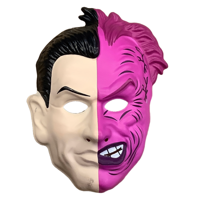 PVC Joker / Two-Face Mask - Chicago Costume Company