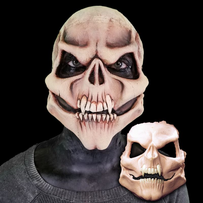 Pierce Demon Skull Foam Latex Prosthetic Appliance Mask