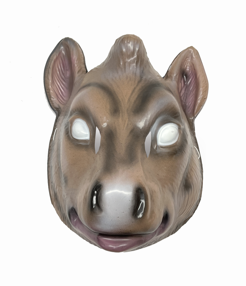 Plastic Donkey Mask for Children