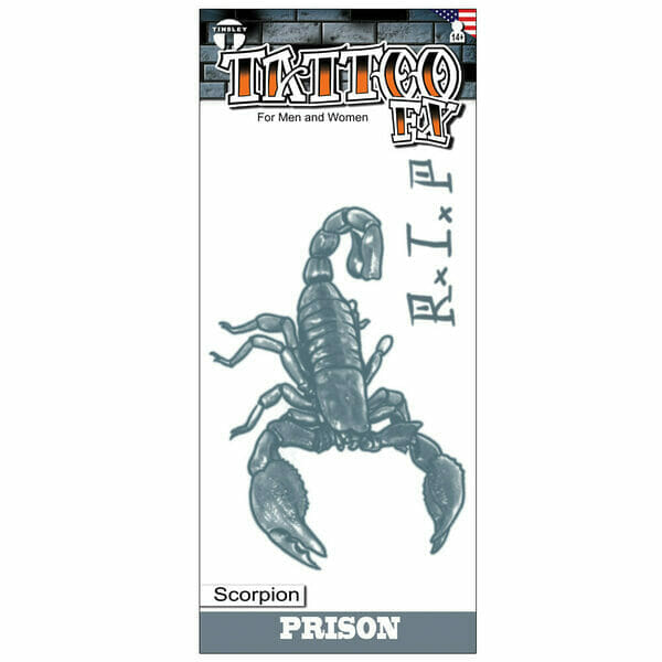 Temporary Tattoos: Prison- Scorpion