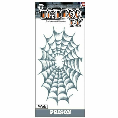 Temporary Tattoo: Prison Style Web