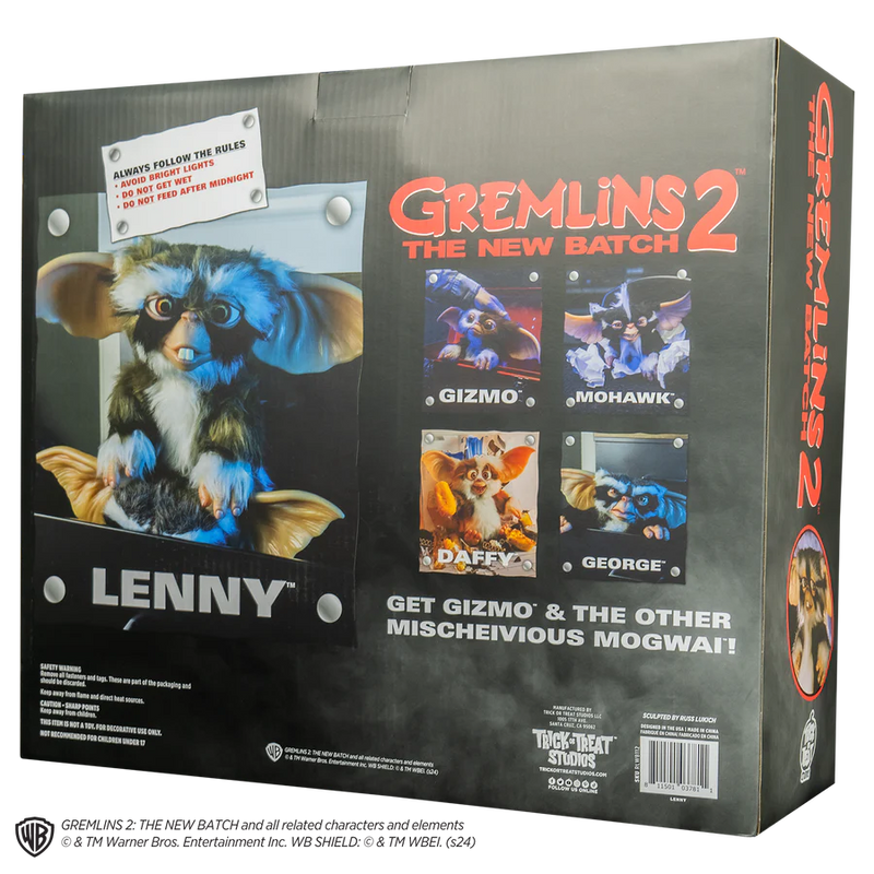 Deluxe Lenny Mogwai Prop - Gremlins 2: The New Batch - Chicago Costume Company