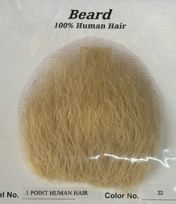 1 Point Human Hair Blend Beard