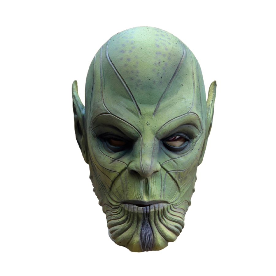 Captain Marvel Latex Skrull Adult Mask | Chicago Costume Company
