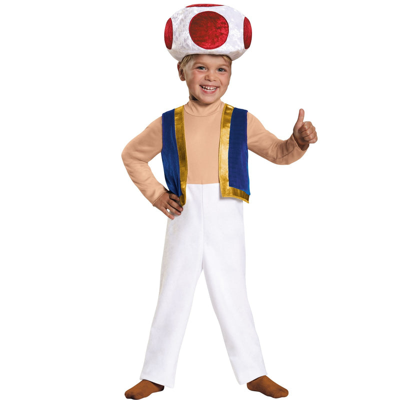 Super Mario Brother: Toad Toddler Costume