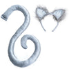 Tail & Ears Set - Grey - Chicago Costume Company