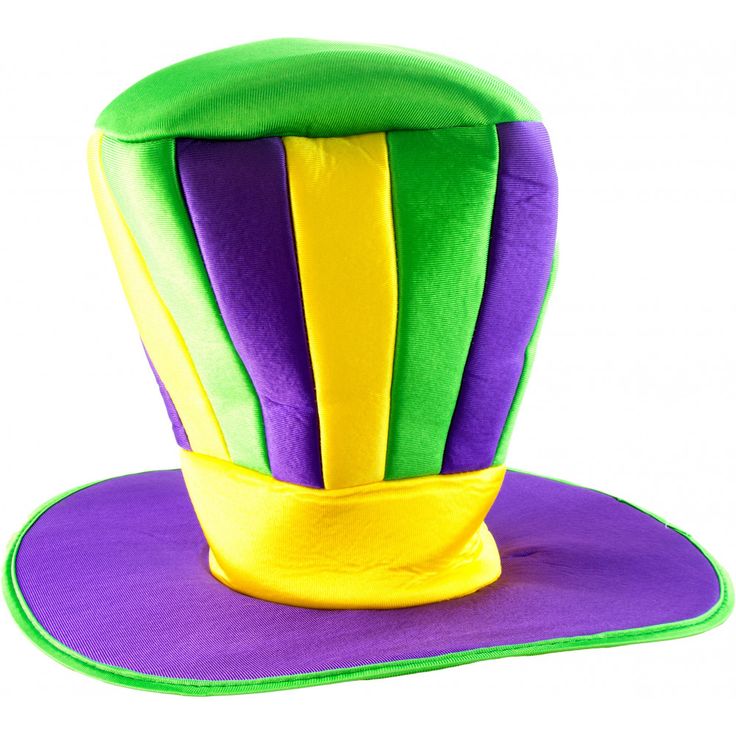 Mardi Gras Jumbo Top Hat