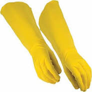 Child Hero Gauntlet Gloves - Yellow