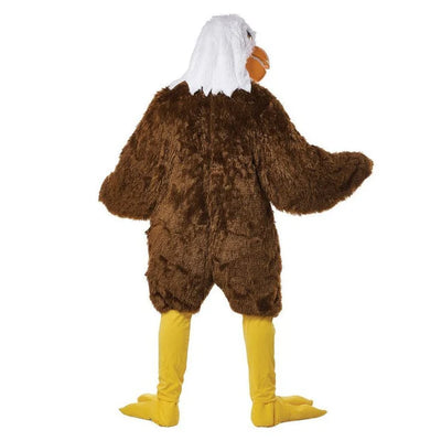 Eagle Maniac Adult Mascot Costume with Movable Jaw - Adult Costume - Chicago Costume Company