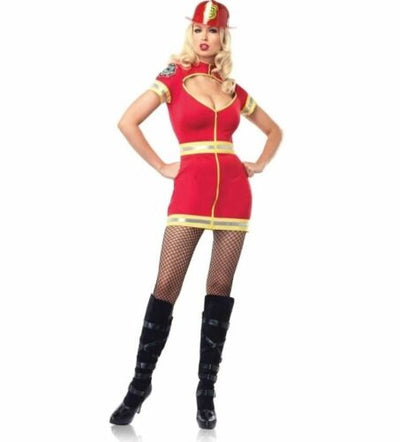 Leg Avenue flirty firefighter costume