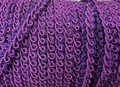 Purple braid trim