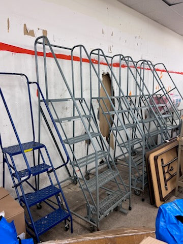 ULINE 5-Step Safety Ladder Used- Good Condition (Local Pickup Only) - Chicago Costume Company
