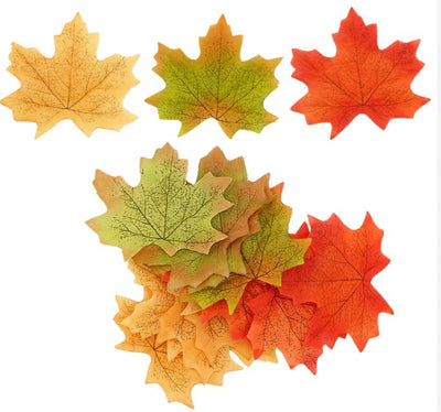 artificial maple leaves