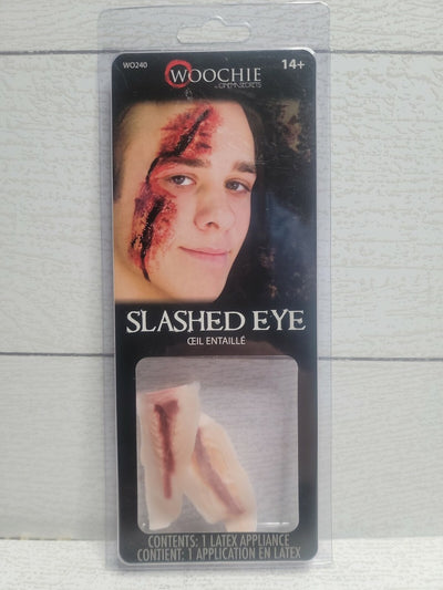 Slashed Eye Latex Prosthetic