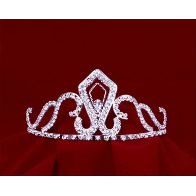 Rhinestone Tiara - Silver