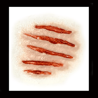 Hollywood Film Quality FX Transfers 3D Wounds- Attacked