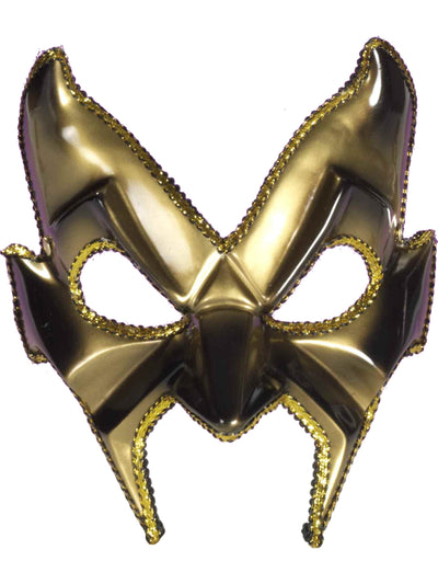 gold devil man masquerade face mask