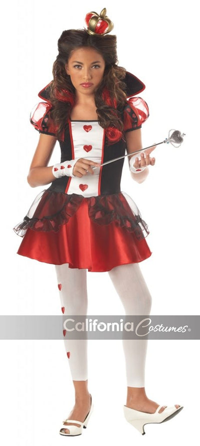 Queen of Hearts Costume - Teens