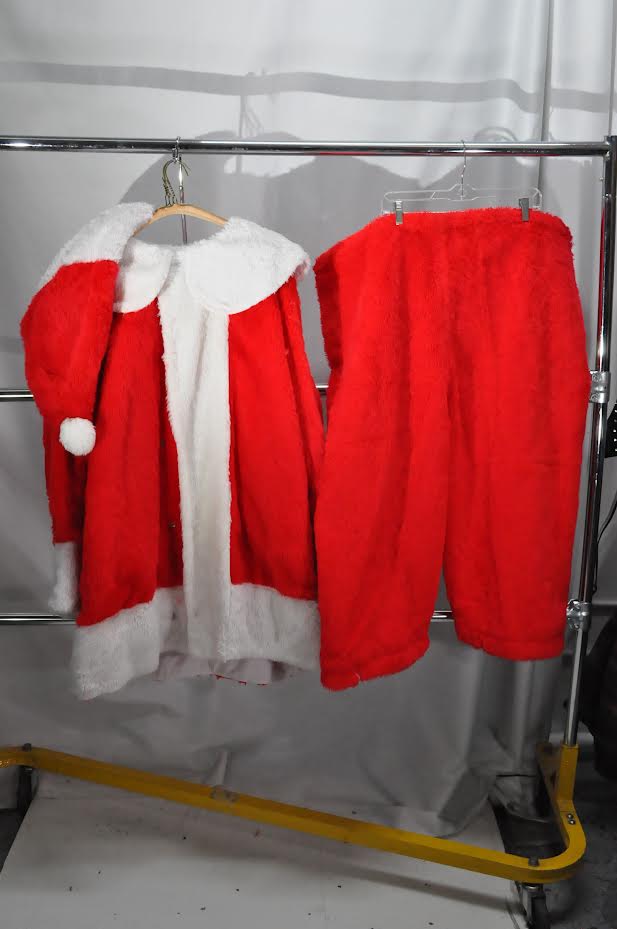 [RETIRED RENTAL] Cherry Red Plush Santa Suit