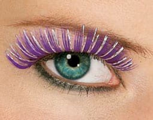 Purple Hologram Eyelashes