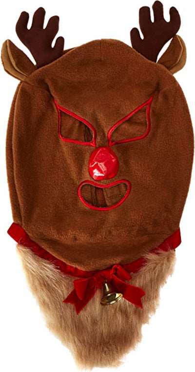 Bearded Christmas Deer - Adult Mask