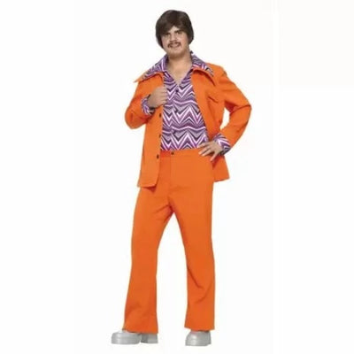 70's Orange Leisure Suit