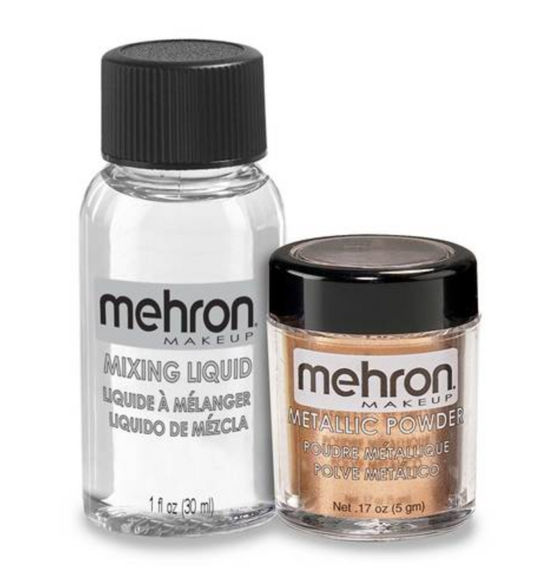Mehron - Metallic Powder With Mixing Liquid