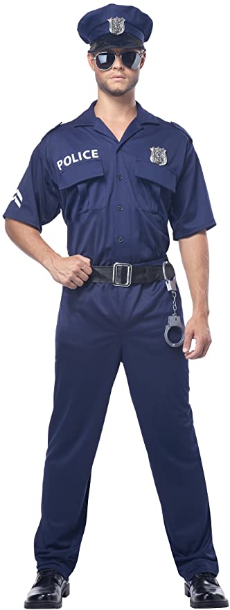 Police Adult Costume - Large