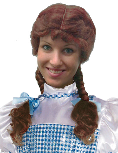 Follow the yellow brick road, all the way to Chicago Costume! The Dorothy Wig is the perfect addition to anyone who happens to have a pair of ruby slippers or small dog named Toto. 