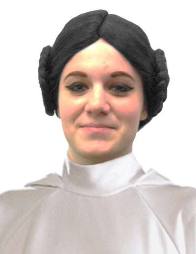 Experience the power of being a true princess... while you wear the Leia Wig! May the force be with you. star wars wig  princess leia  princess  Movies Pop Culture  Lorin  leia  Accessories  80s  1980s