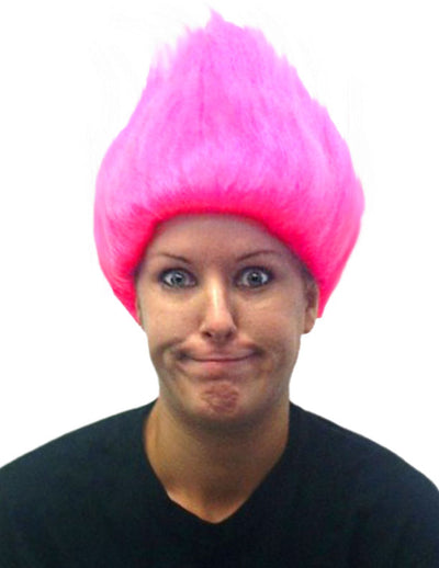 Troll Wig-Hot Pink