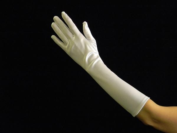 Satin Gloves Elbow Length