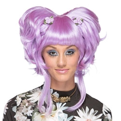 Yuki Cosplay Costume Wig Lavender