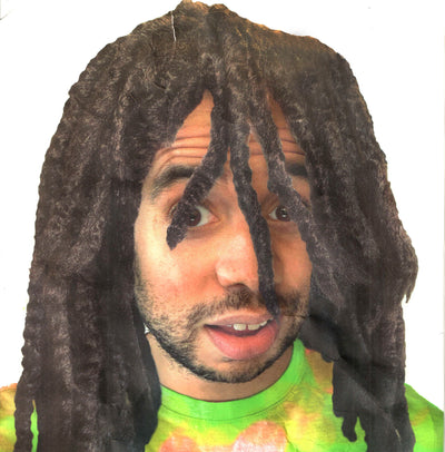 No woman, no cry. Start a reggae band with the Bob Marley wig! Also available in blonde. Matrix Reloaded twins, anybody? musician  60s wigs  60s  1960s costumes  1960s Time Period  1960s  Reggae  Bob Marley  Rasta