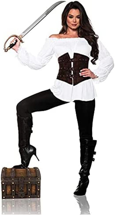 Pirate Shirt & Cincher - Adult Costume