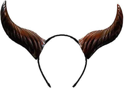 Burgundy Swirl Horns