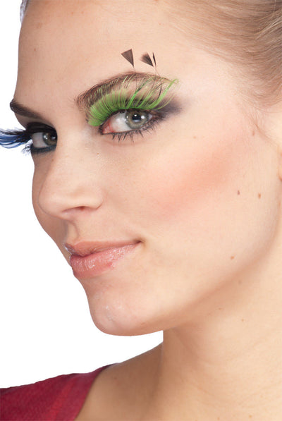 Green Eyelashes