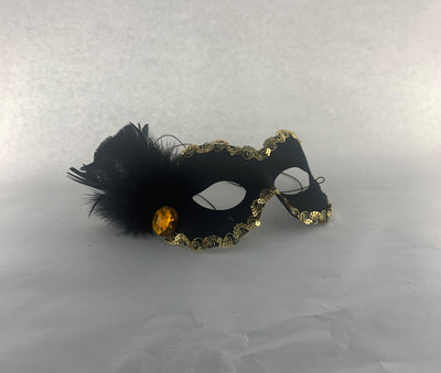 Gigi Eye Mask- Black/Gold