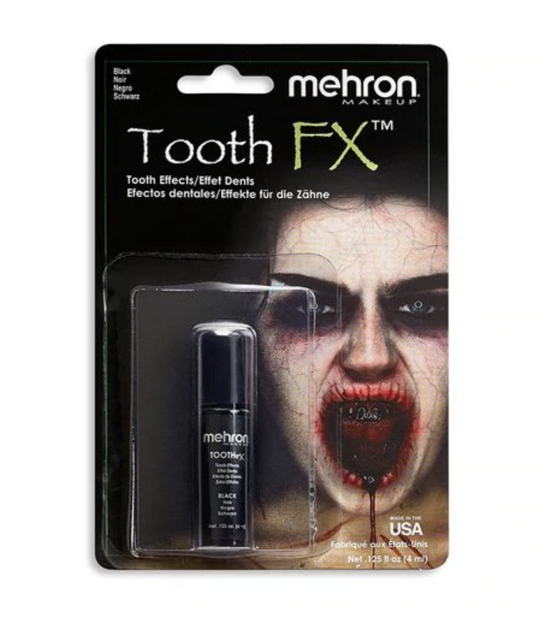 black tooth paint tooth fx mehron makeup