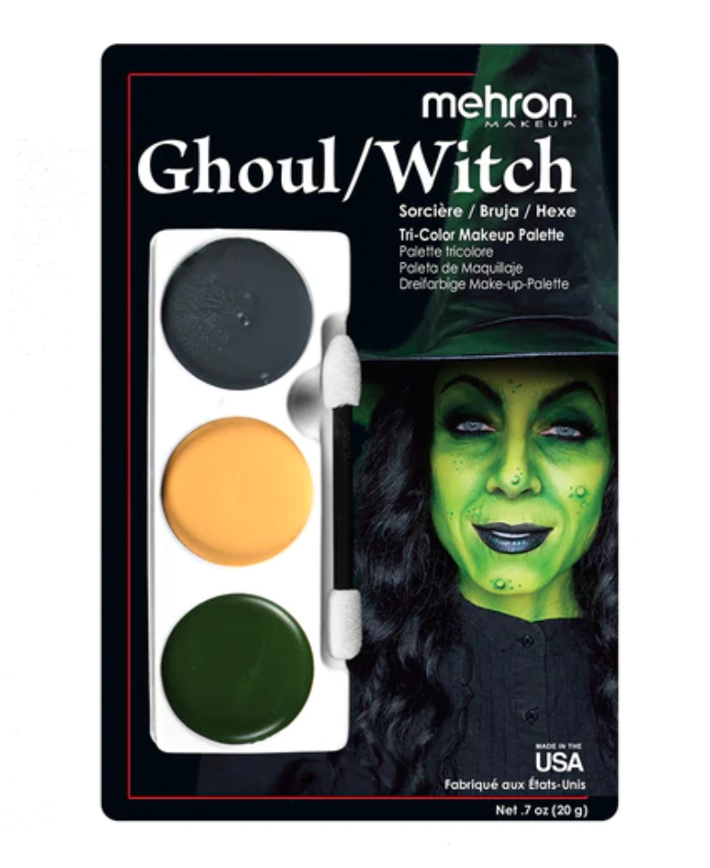 ghoul witch mehron tri color makeup palette