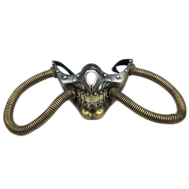 Maxo Steampunk Half Mask-Gold