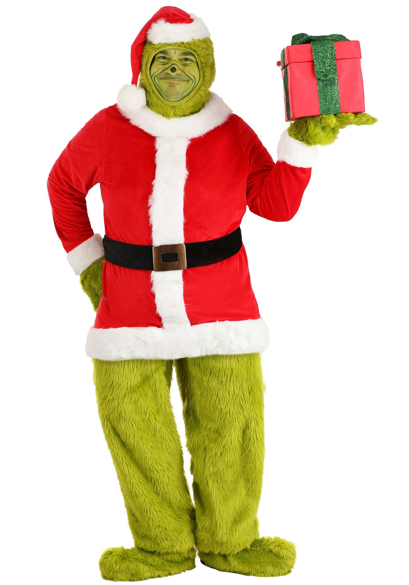 The Grinch Open Face Costume – Chicago Costume Company