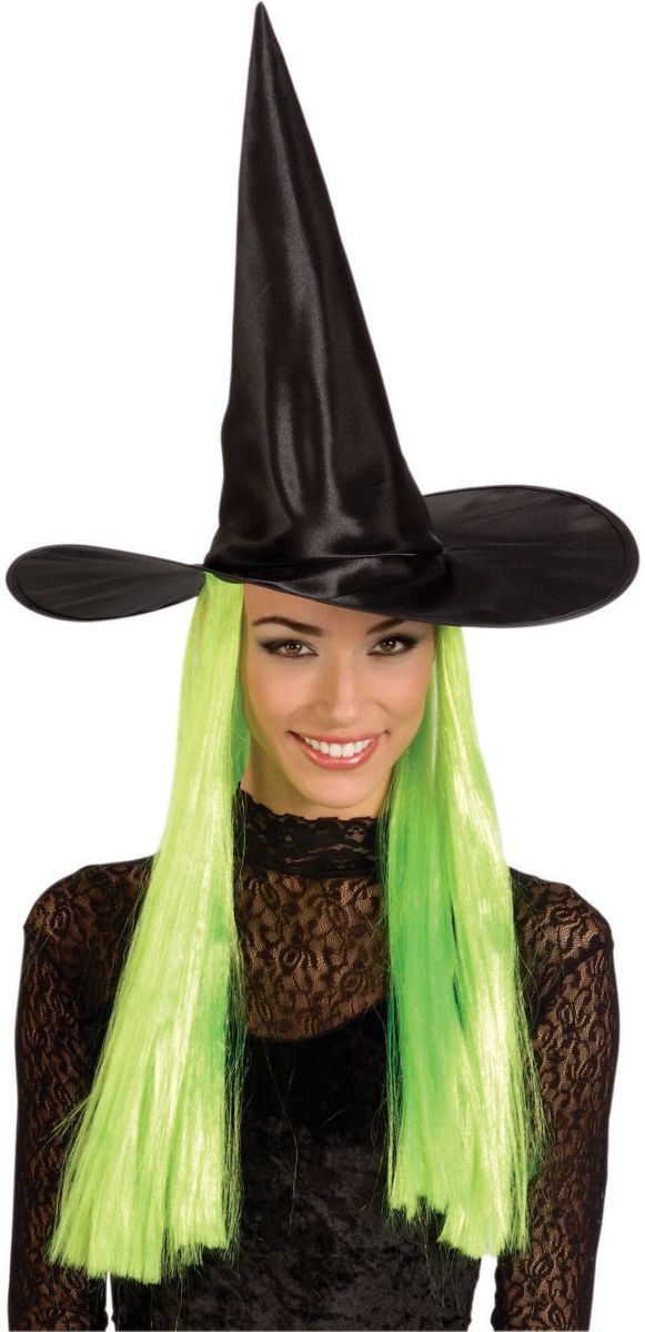 Witch Hat with Hair