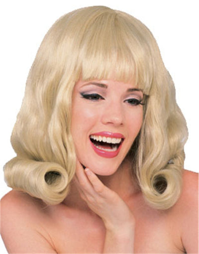 1960's Flip Wig - Blonde