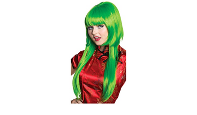 Green anime wig